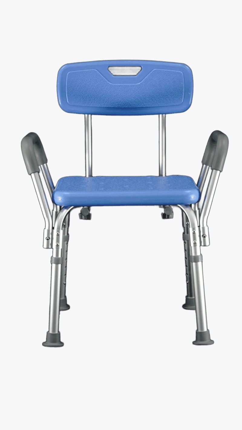 Silla para ducha con apoyabrazos