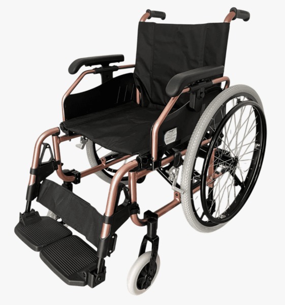 Silla de ruedas en aluminio - con pin de desmonte