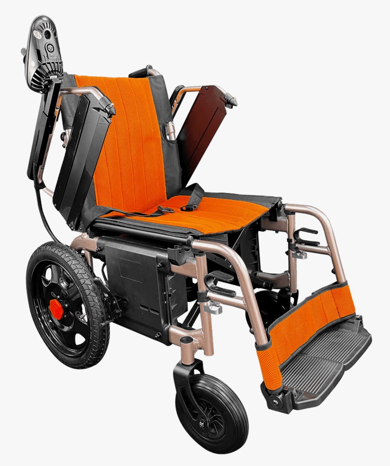 Silla de ruedas eléctrica plegable