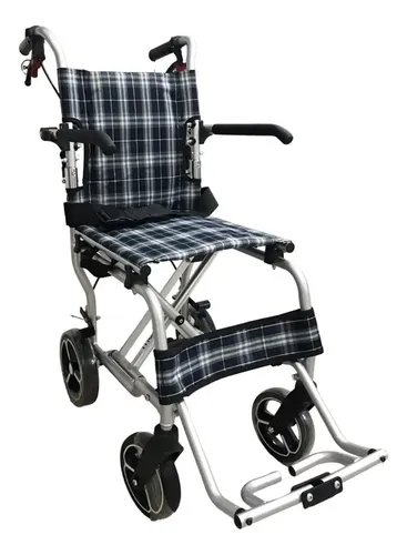 Silla de ruedas tipo avión en aluminio