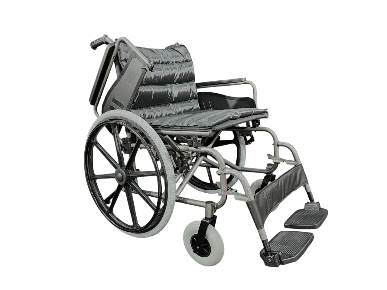 Silla de ruedas bariátrica acolchada