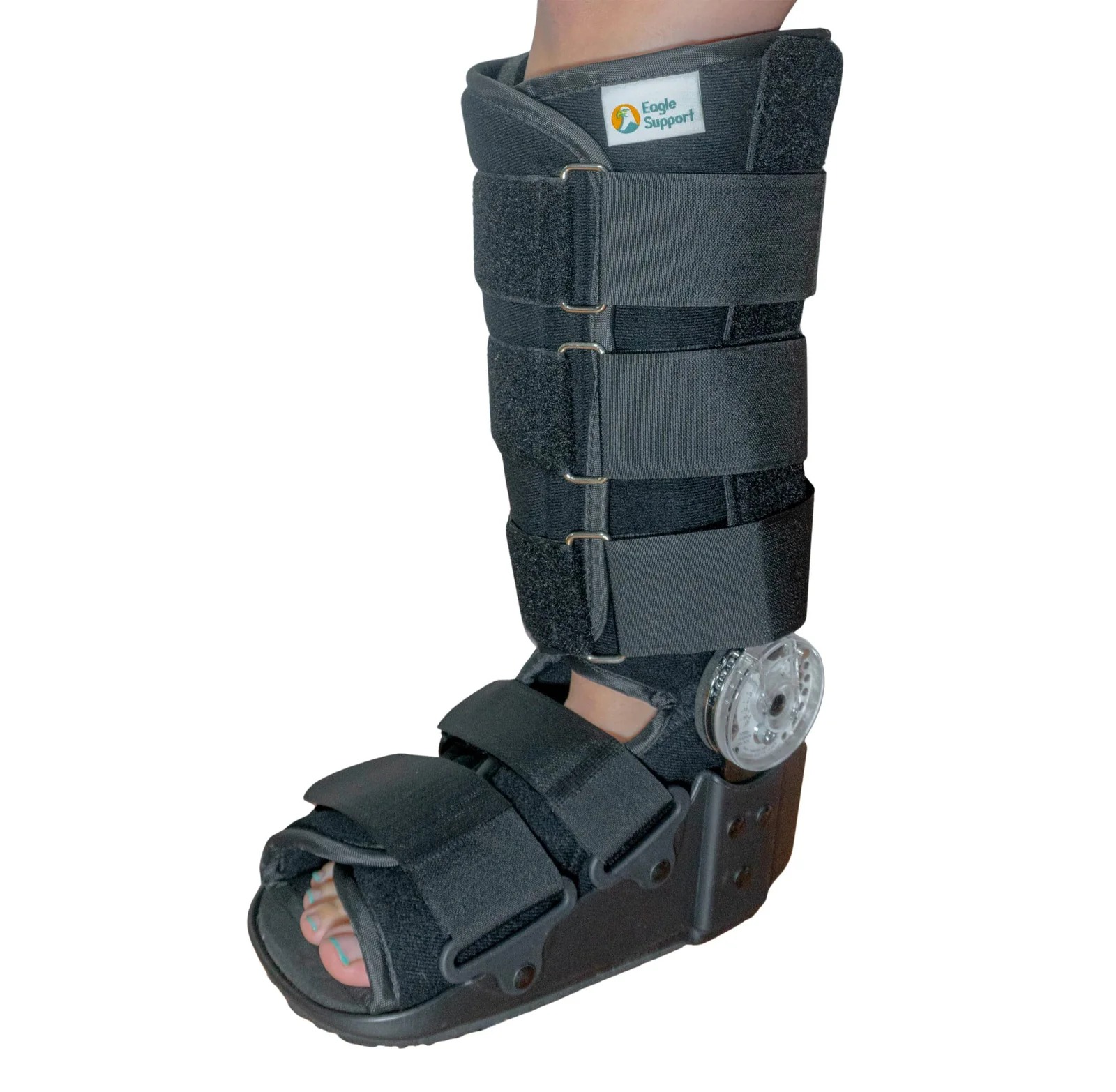 Soporte ortopédico bota walker larga brace articulada marca eagle