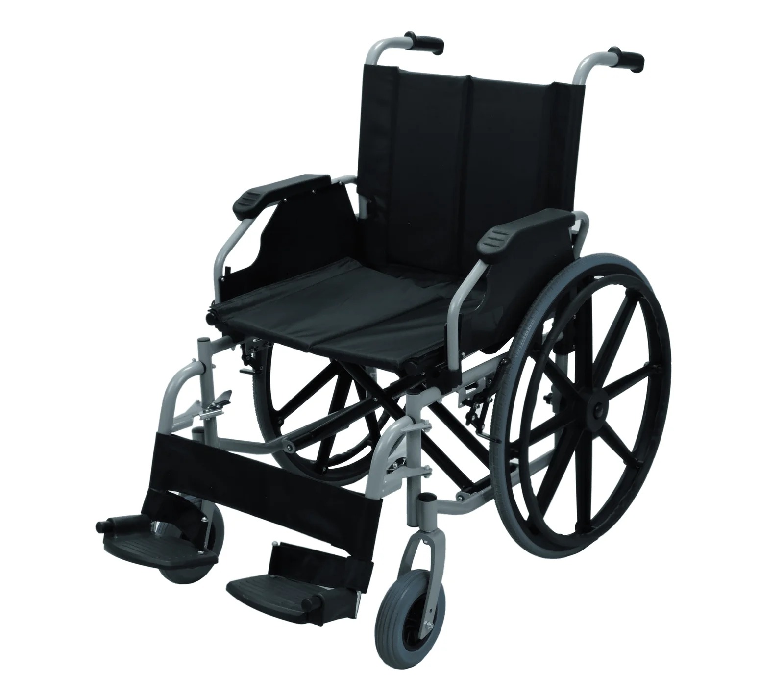 Silla de ruedas resistente con pin de desmonte